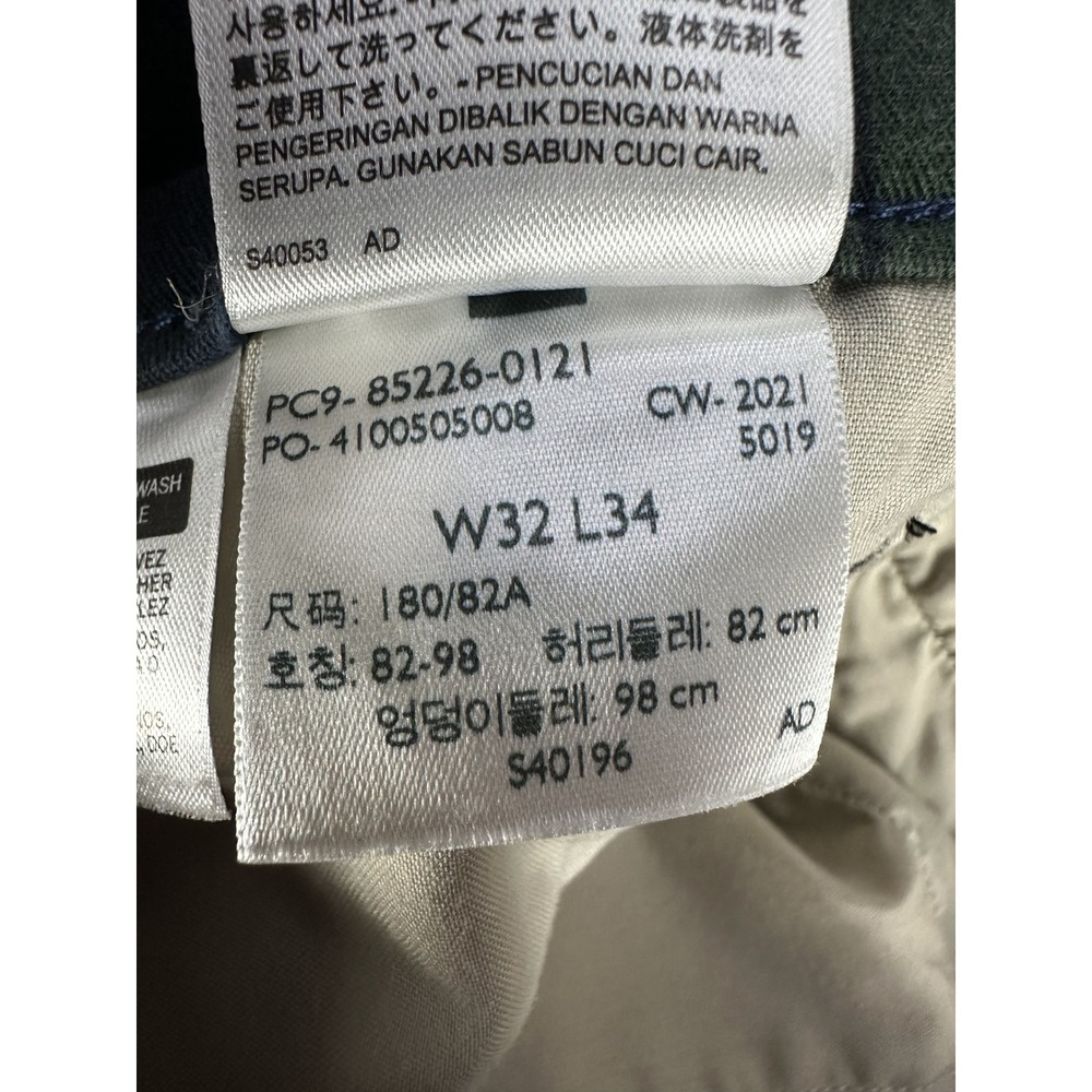 Levis Pants Mens 32x32 Green Blue XX Chino Taper Blackwatch Tartan Plaid READ - Picture 9 of 10